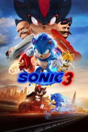 Sonic 3: O Filme - Poster
